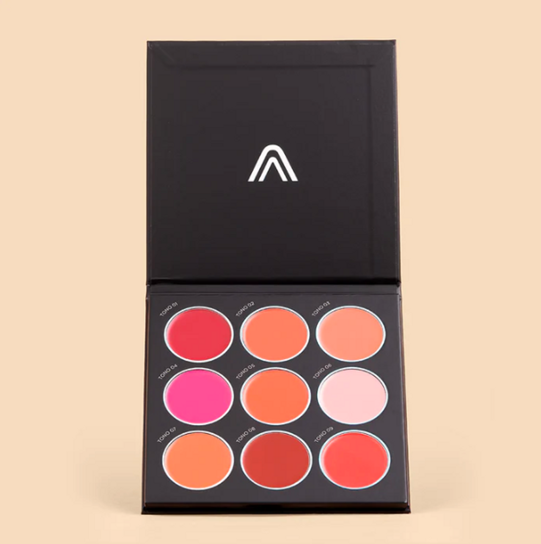 PALETA DE RUBORES EN CREMA x9 CREAMY CHEEKS ATENEA
