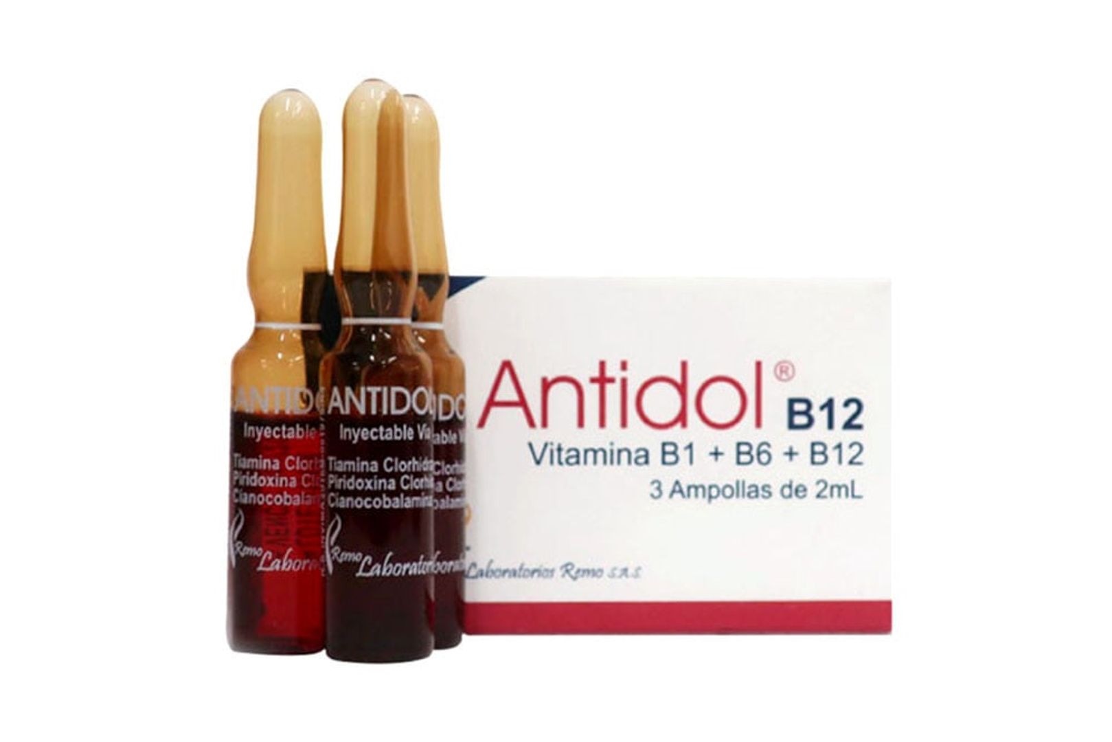ANTIDOL ( B1 B6 B12) REMO DIS X 3 AMPOLLAS