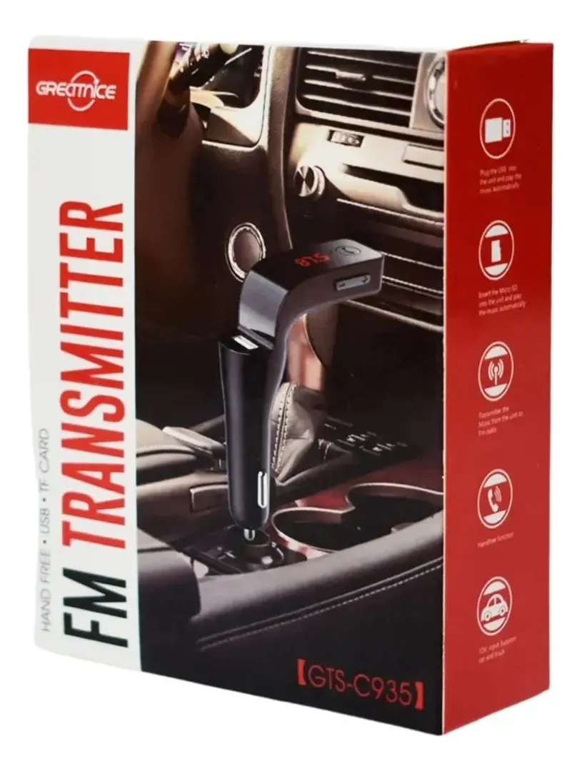 MODULADOR PARA CARRO BLUETOOTH FM