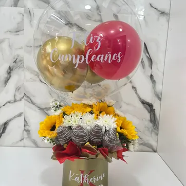 Imagen del producto Box con girasoles 