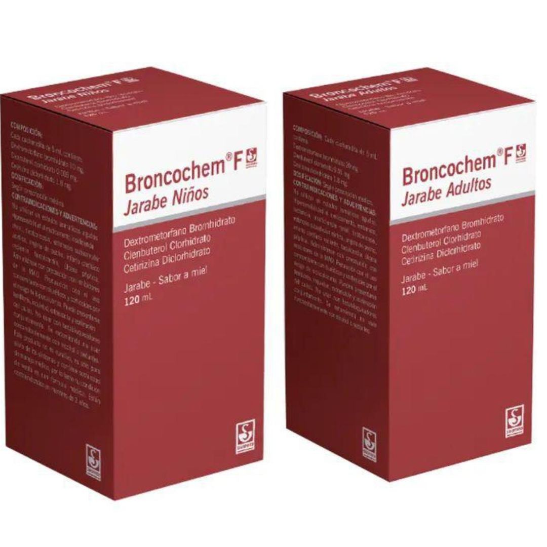 Oferta 1 Broncochem F Adultos Jarabe + 1 Broncochem F Niños Jarabe ...