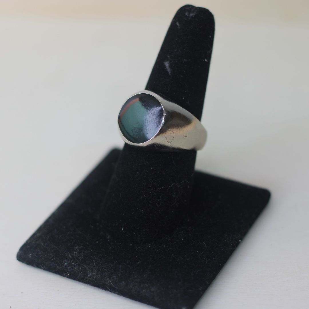 ANILLO CIRCULO NEGRO