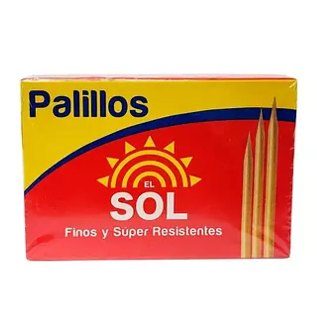 PALILLOS EL SOL*180 UND