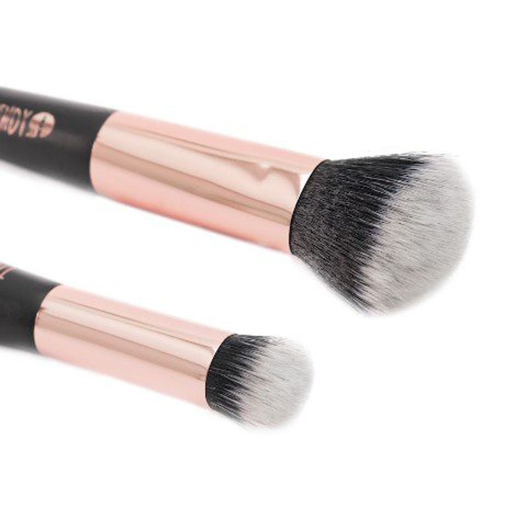 Brocha Individual Doble Kabuki Angular  Trendy