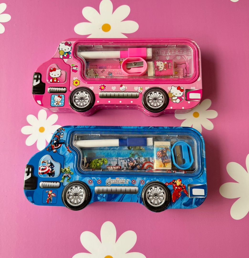 Cartuchera metálica bus 