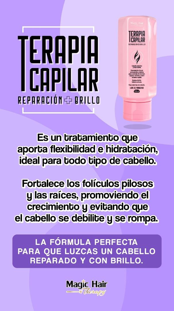 TERAPIA CAPILAR  REPARACION + BRILLO