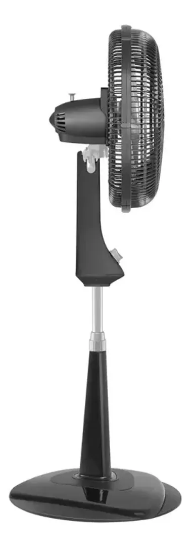 Ventilador Samurai Turbo Fresco Pedestal Negro