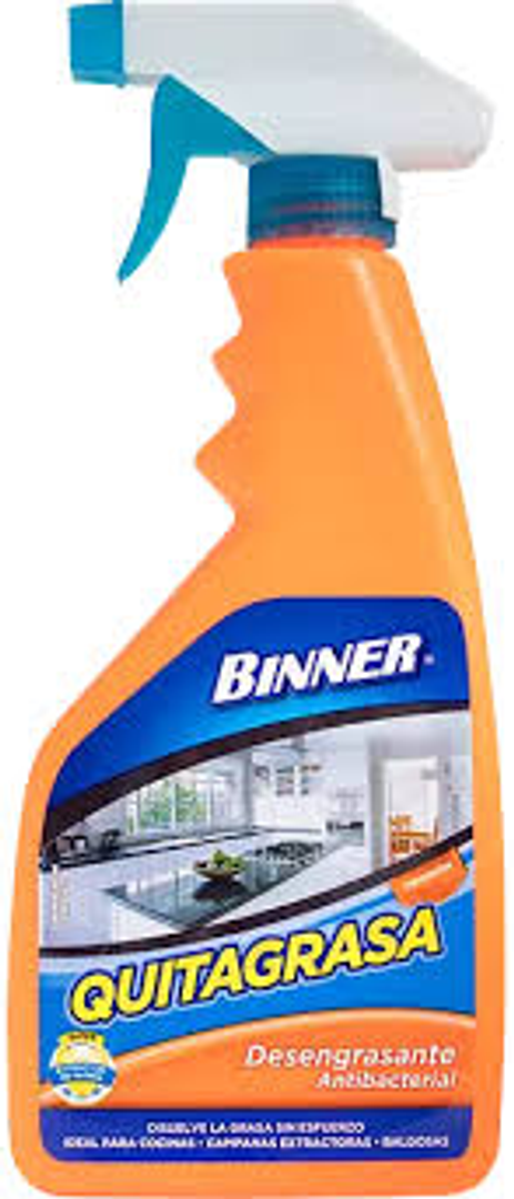 BINNER QUITAGRASA MANDARINA PISTOLA*500ML