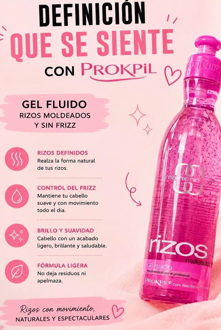 PROKPIL GEL FLUIDO MOLDEADOR DE RIZOS 300 ML