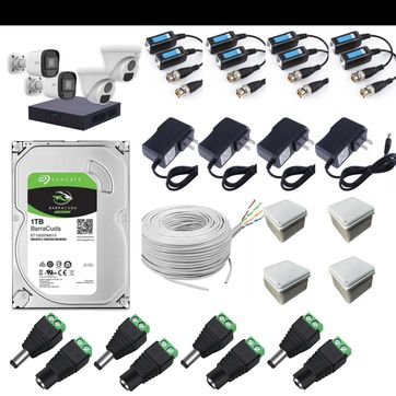 Imagen del producto KIT UNIVIEW X4  INTERIOR Y EXTERIOR 2MP