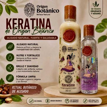 Imagen del producto ORIGEN BOTÁNICO KERATINA DE ORIGEN ORGANICO & VEGANO 250 ML