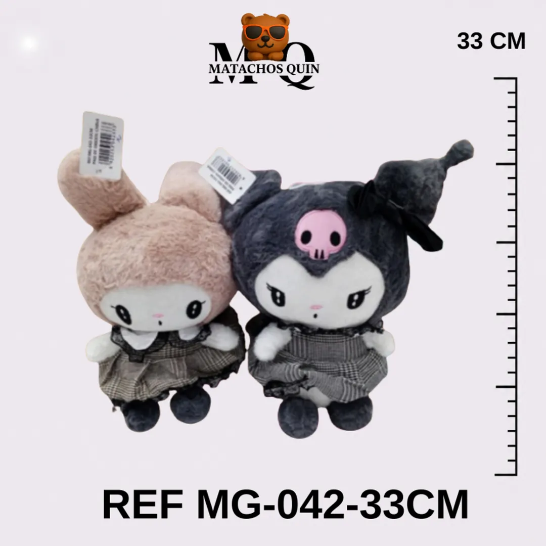 MY MELODY & KUROMI CON VESTIDO NEGRO