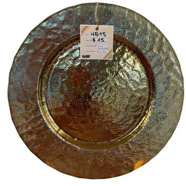 Imagen del producto SOBREPLATO PLASTICO DORADO CORRUGADO