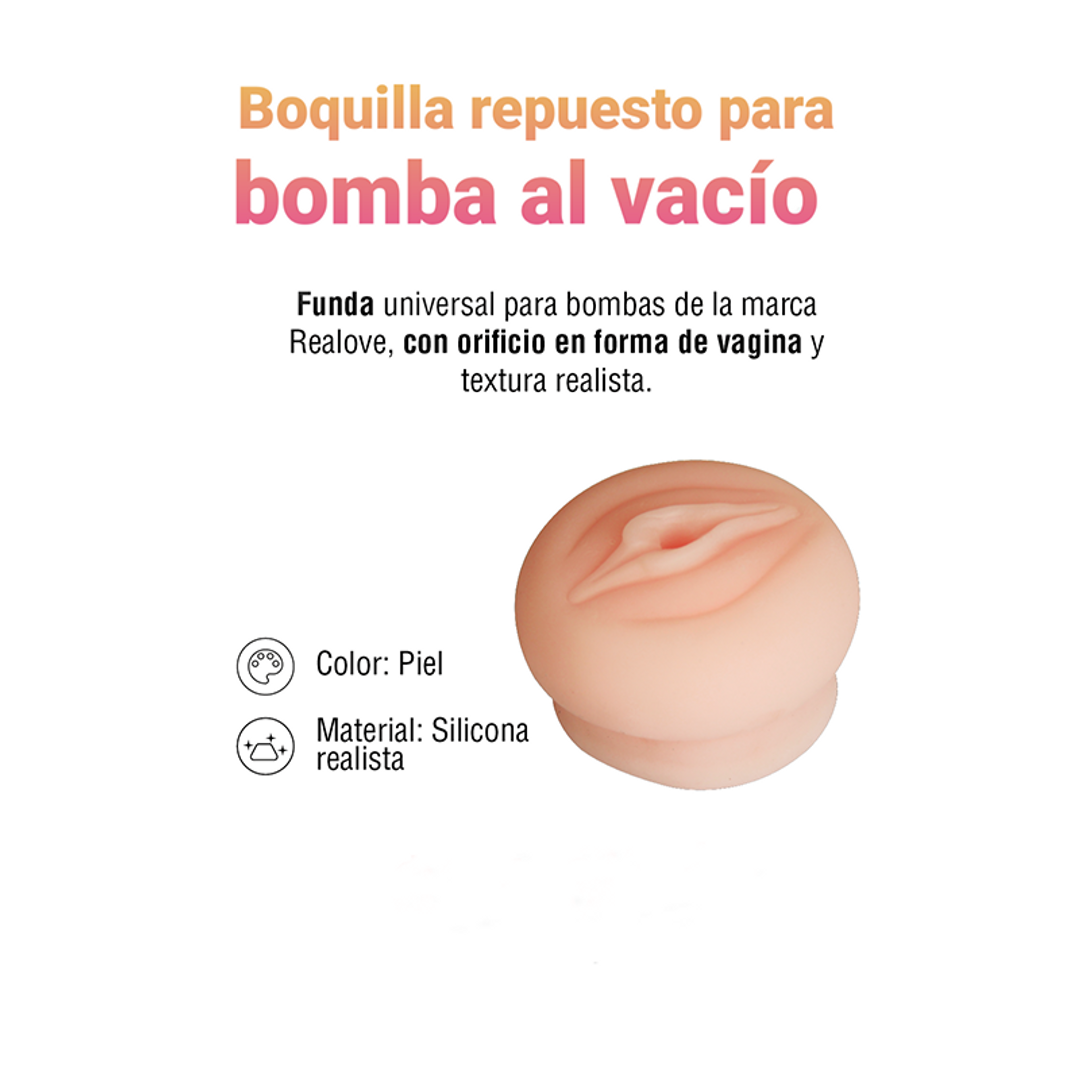 BOQUILLA REPUESTO DE VAGINA PARA BOMBA