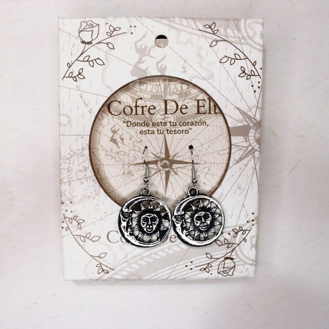 ARETES SOL Y LUNA 