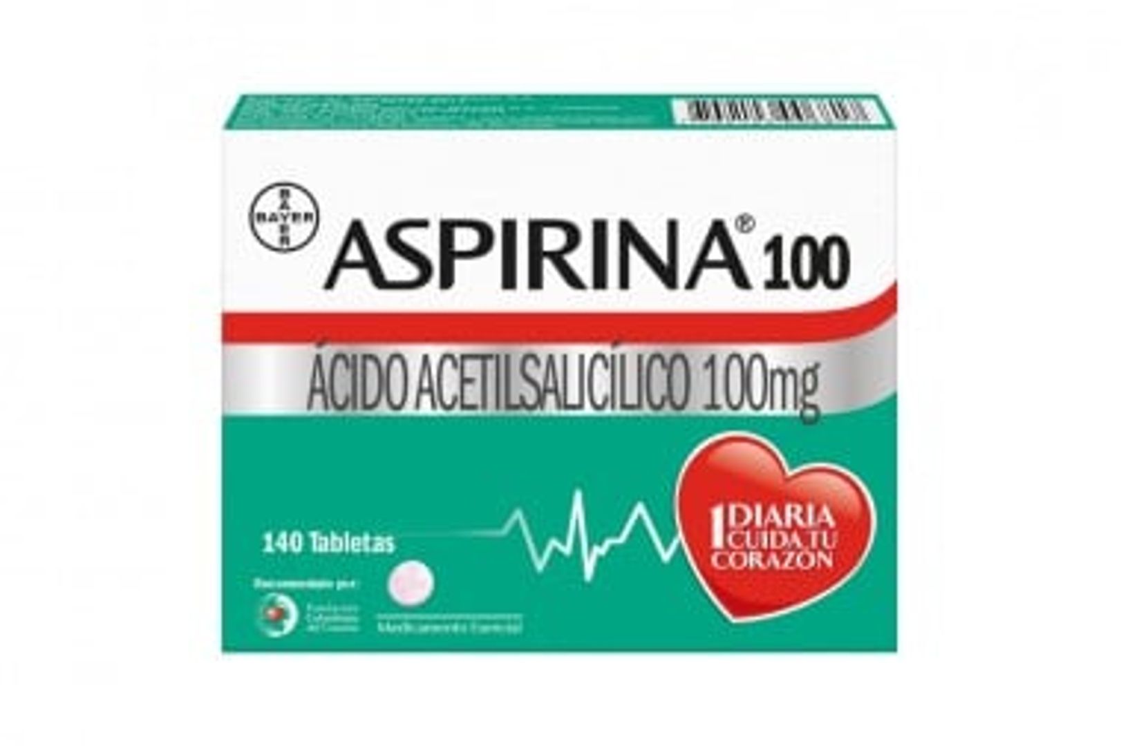 ASPIRINA 100MG CARDIO SOB X 28 TAB
