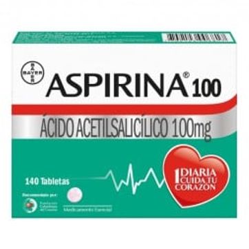 Imagen del producto ASPIRINA 100MG CARDIO SOB X 28 TAB