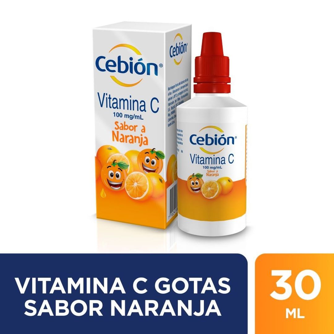 CEBION GOTAS NARANJA (VITAMINA C) X 30 ML