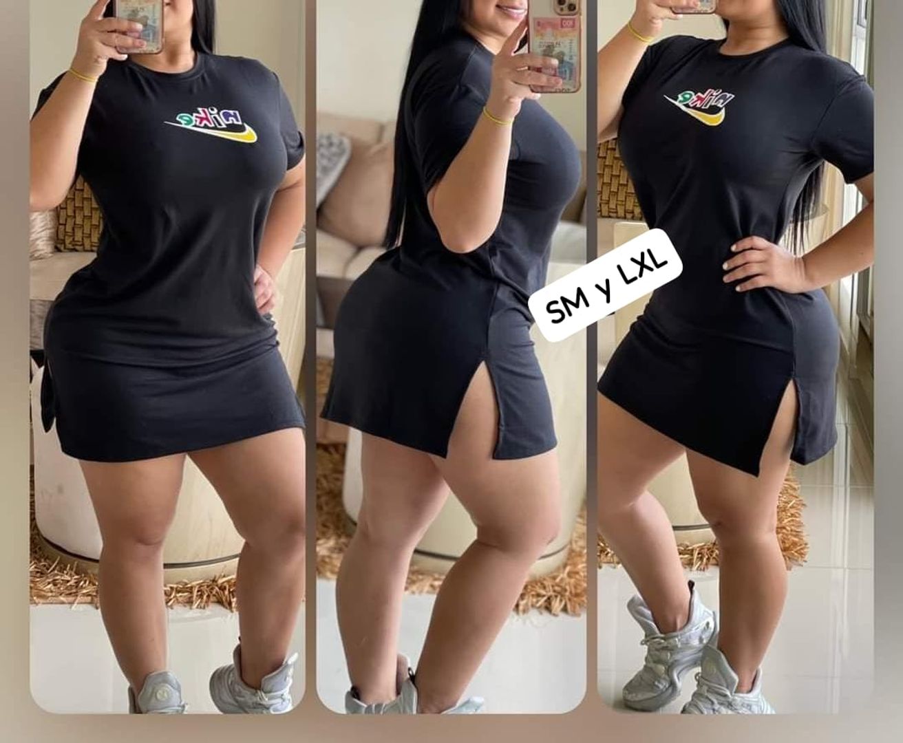 VESTIDO CON ABERTURA 