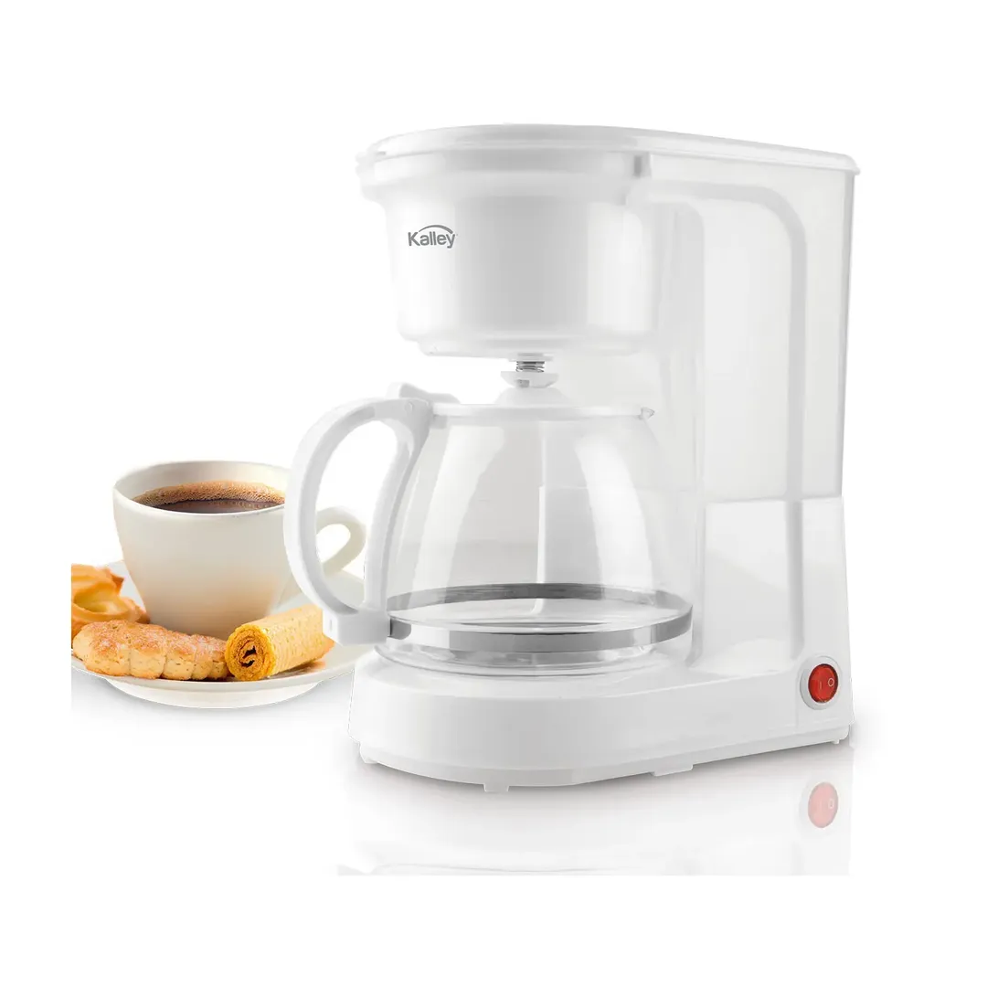 Cafetera KALLEY 8 tazas K-CM100K Blanco