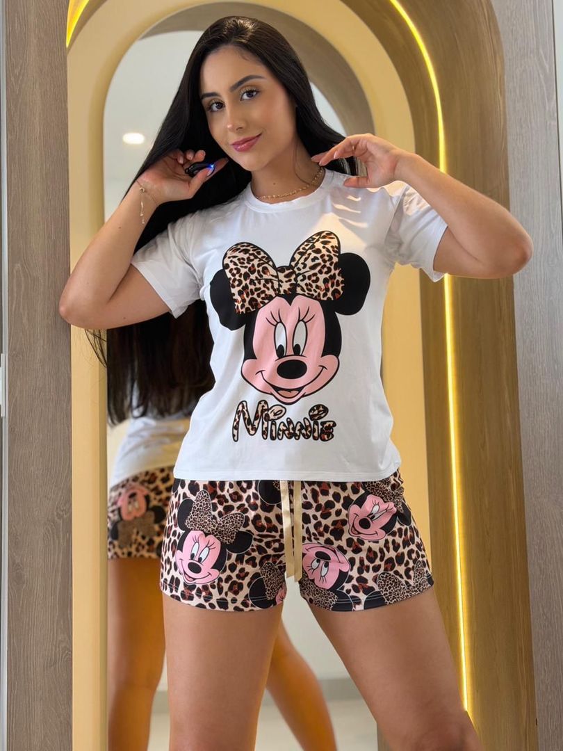 Pijama short personajes
