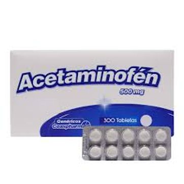 Imagen del producto ACETAMINOFEN 500MG COASPHARMA SOB X 10 TAB