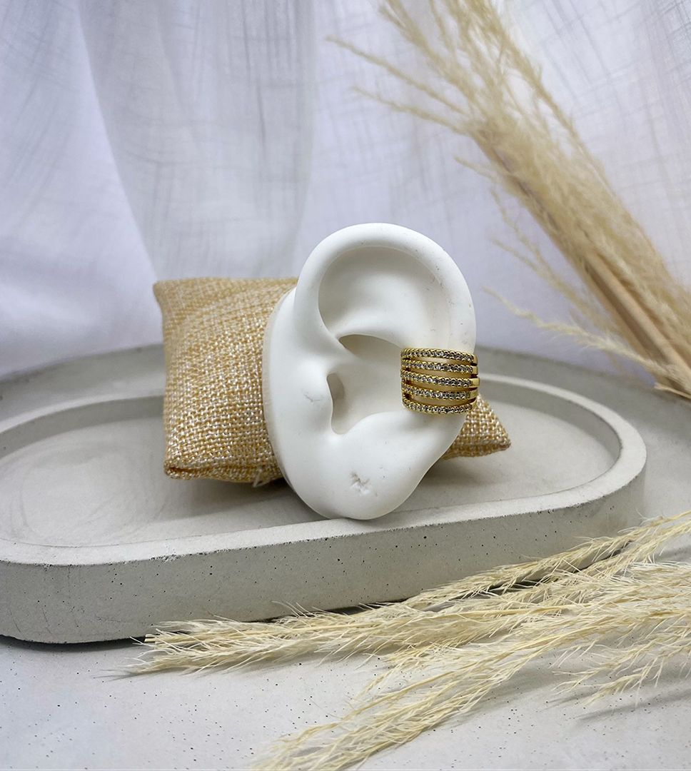 Earcuff dorado, covergold 