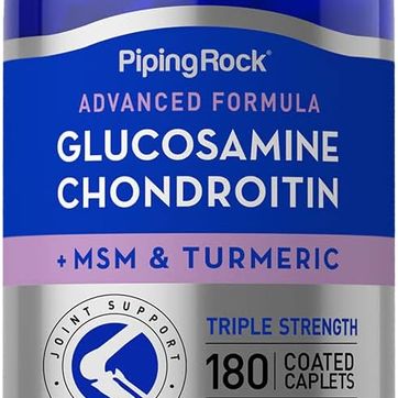 Glucosamina condroitina curcuma MSM 180 cáp Piping Rock  - imagen 1