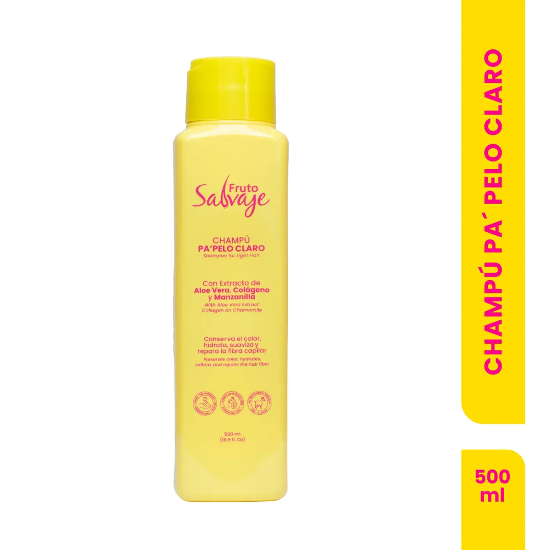 SHAMPOO PA PELO CLARO 500ML FRUTO SALVAJE