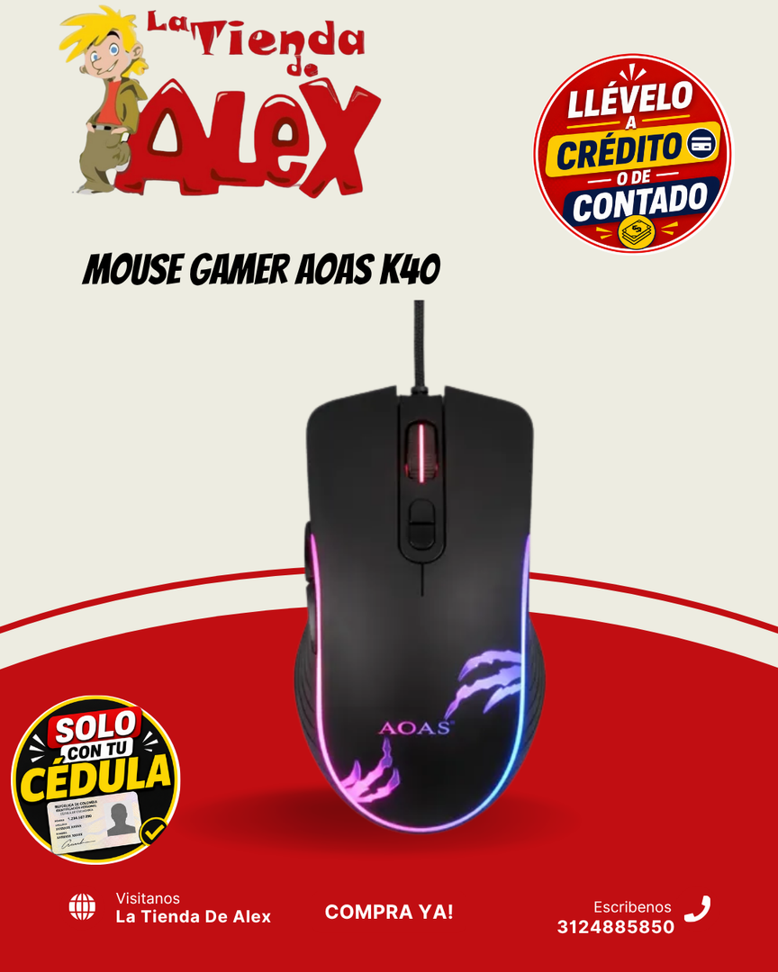 MOUSE GAMER AOAS K40