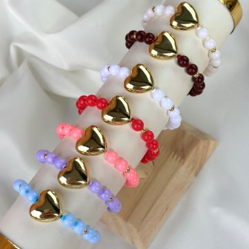 Imagen del producto Pulsera ábaco corazón 