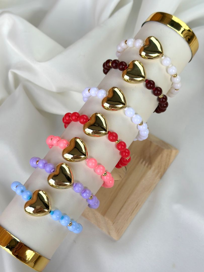Pulsera ábaco corazón 