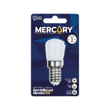 Imagen del producto BOMBILLO NEVERA 3W ROSCA E14 