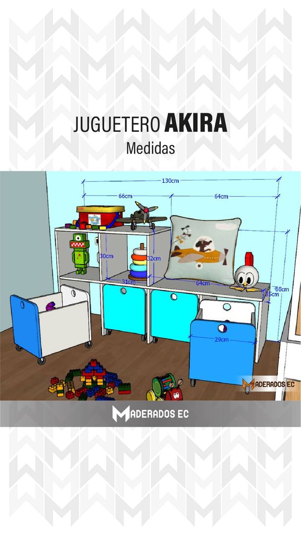 Juguetero - modelo Akira