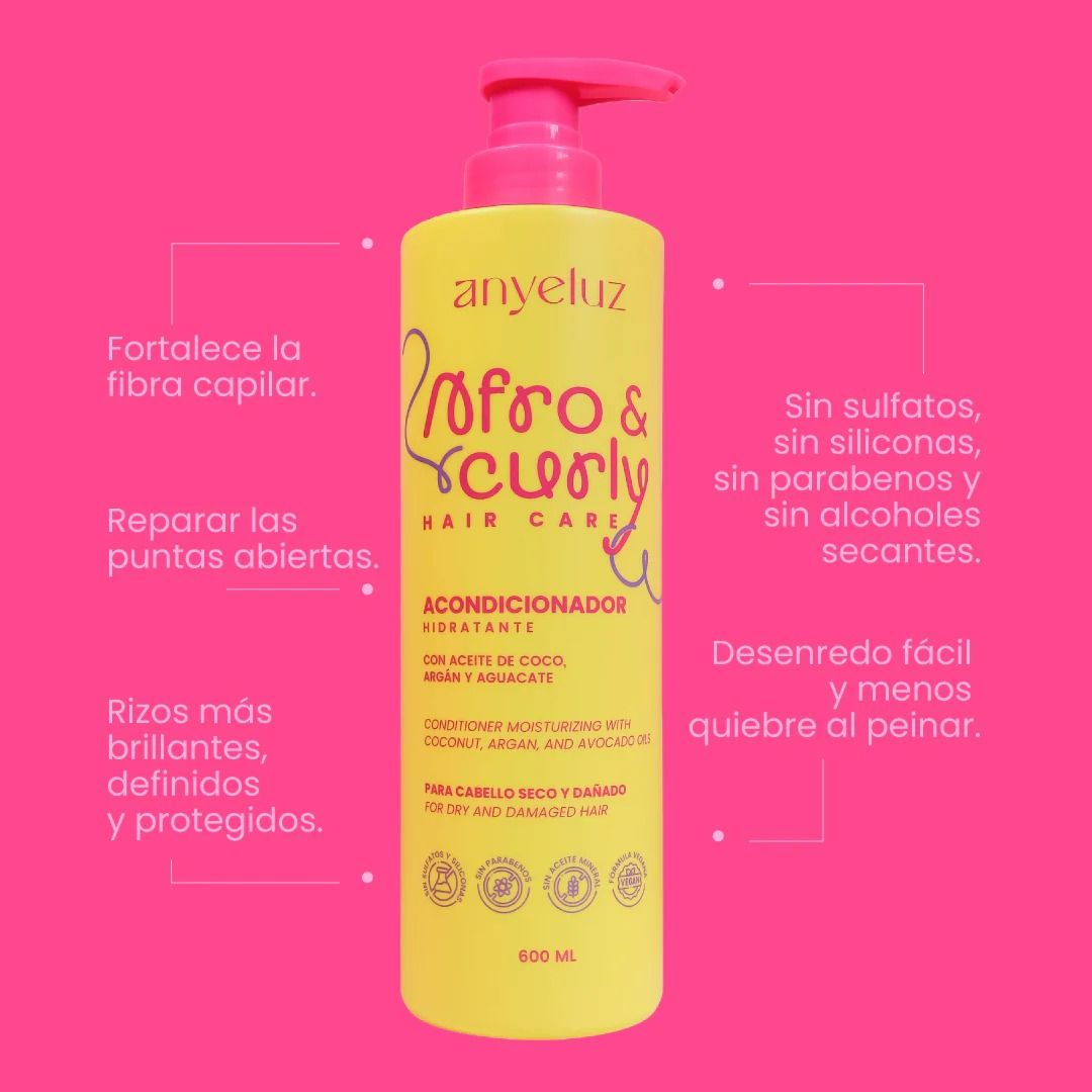 ACONDICIONADOR HIDRATANTE AFRO & CURLY