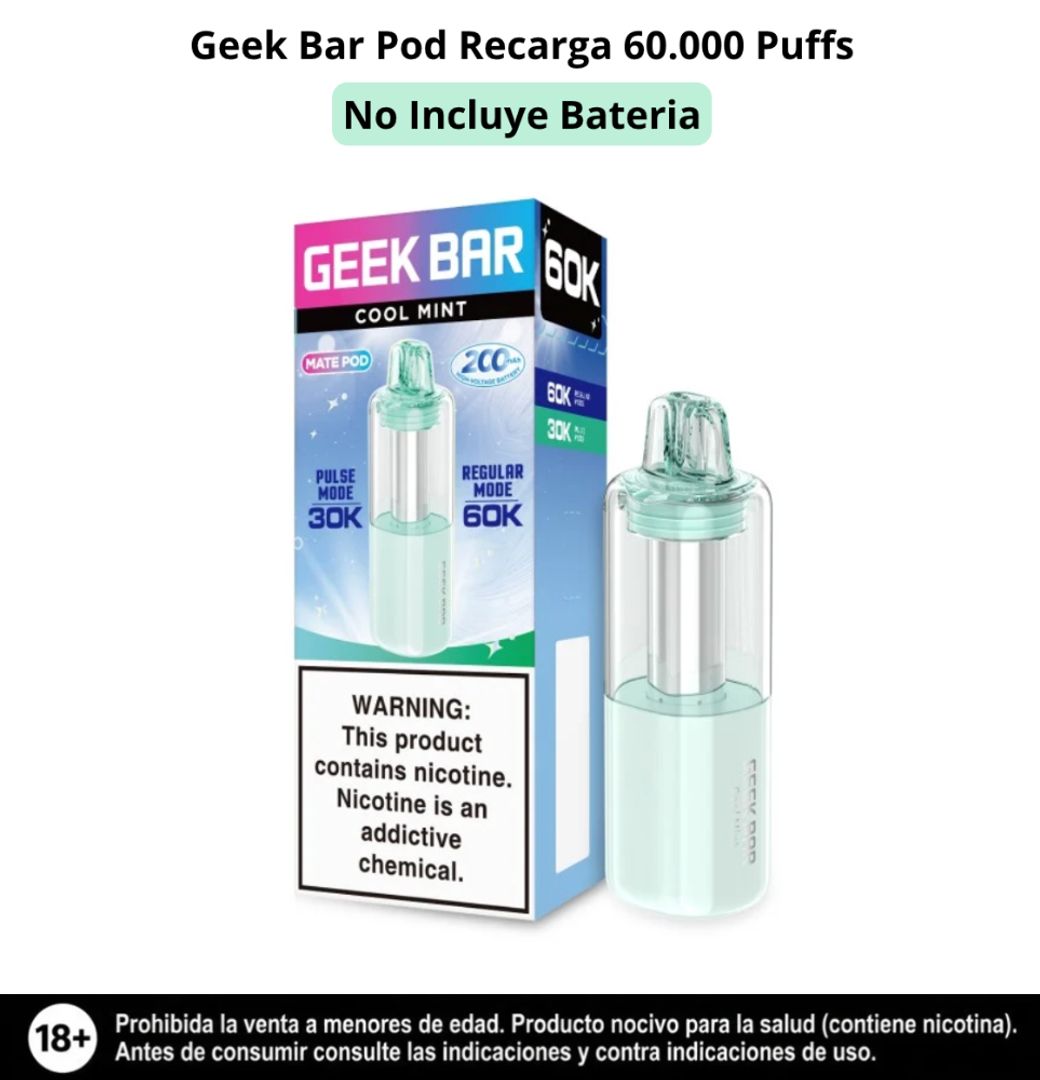 Geek Bar Pod Cool Mint 60.000 Puffs