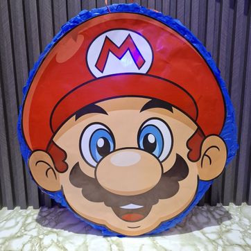 Imagen del producto PIÑATA EMPLANTILLADA MARIO BROS CARA 