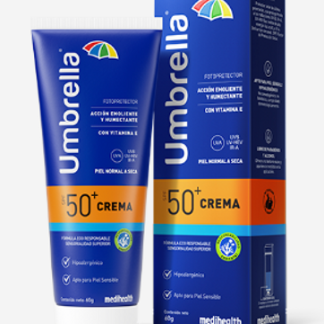 Imagen del producto Umbrella Fotoprotector 50+ SPF Crema Piel Normal  A Seca 