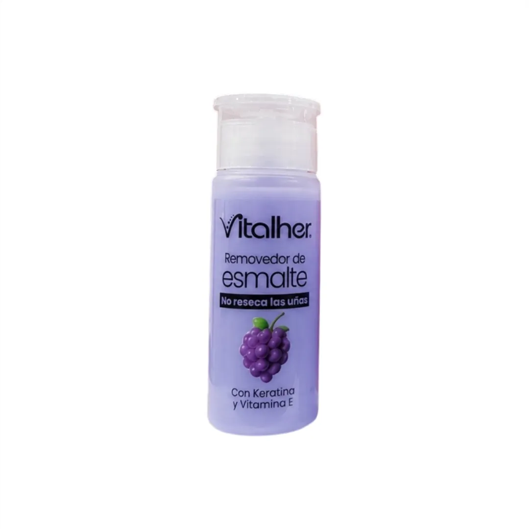 REMOVEDOR DE ESMALTE UVA VITALHER 120ML