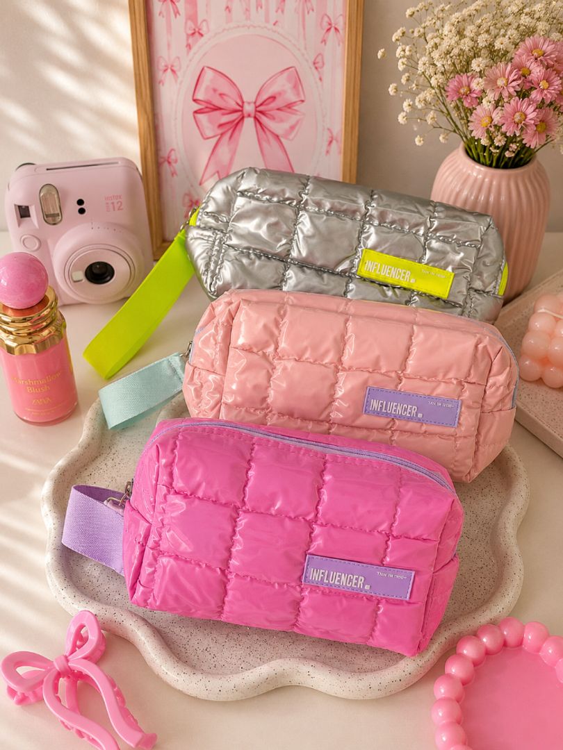 Cosmetiquera acolchada influencer 