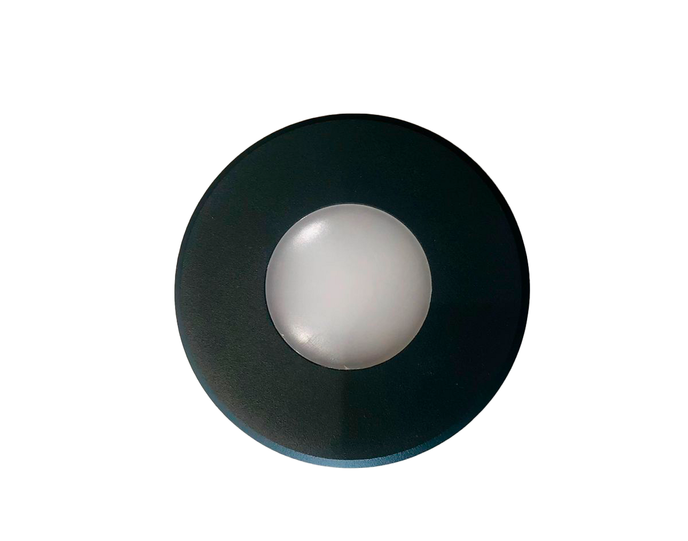 APLIQUE DE PARED REDONDO BORDE NEGRO 