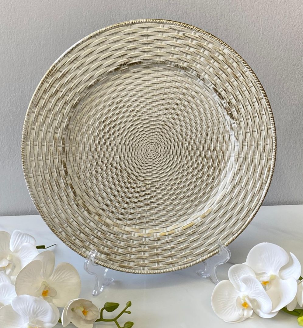 Plato Bajo de melamina 33cm