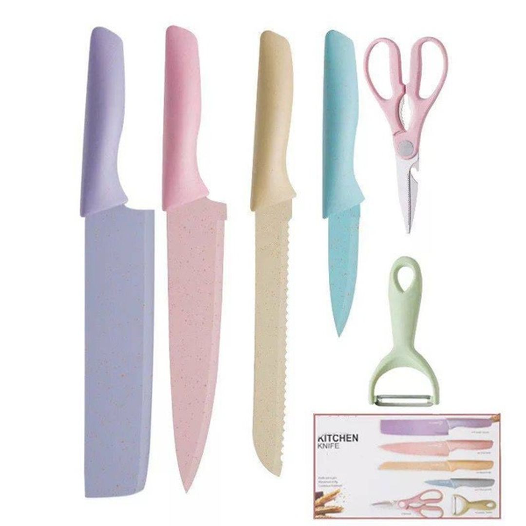 SET DE CUCHILLOS X 6 U