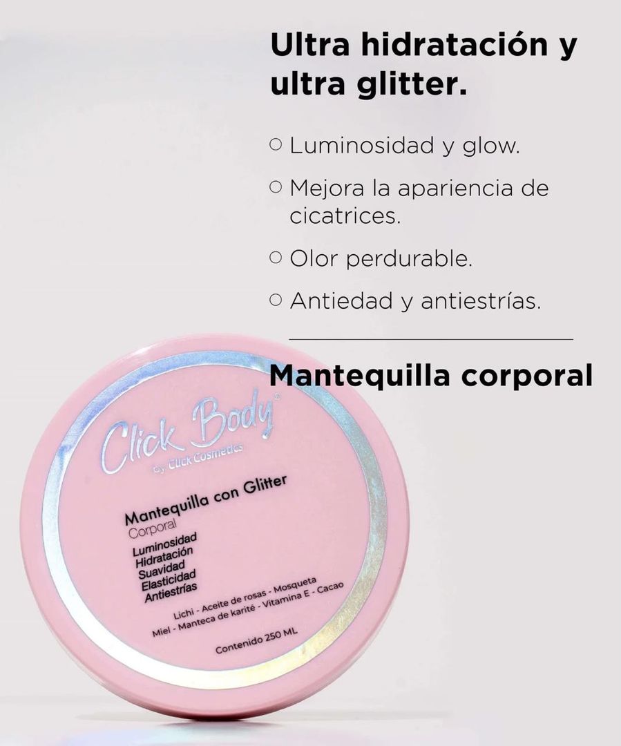 MANTEQUILLA CORPORAL 250ML CLICK HAIR 