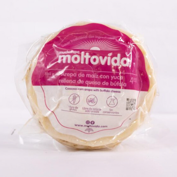 Imagen del producto AREPA YUCA RELLENA X 4 UND MOLTOVIDA