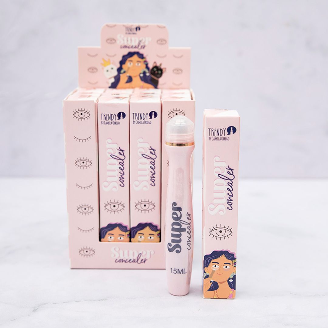 CORRECTOR + TRATAMIENTO TRENDY SUPER CONCEALER 
