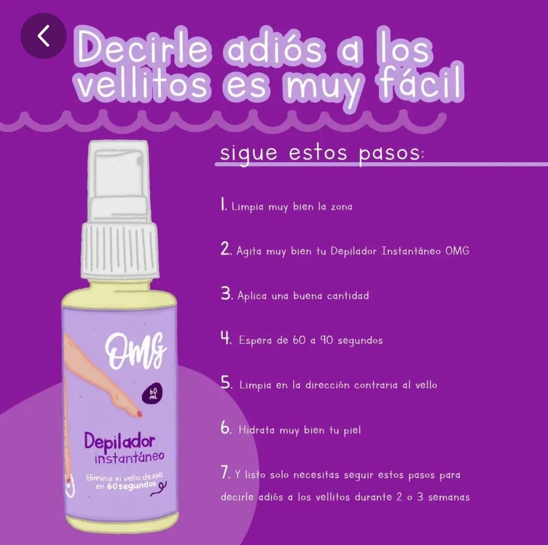 OMG-DEPILADOR INSTANTANEO 60ML