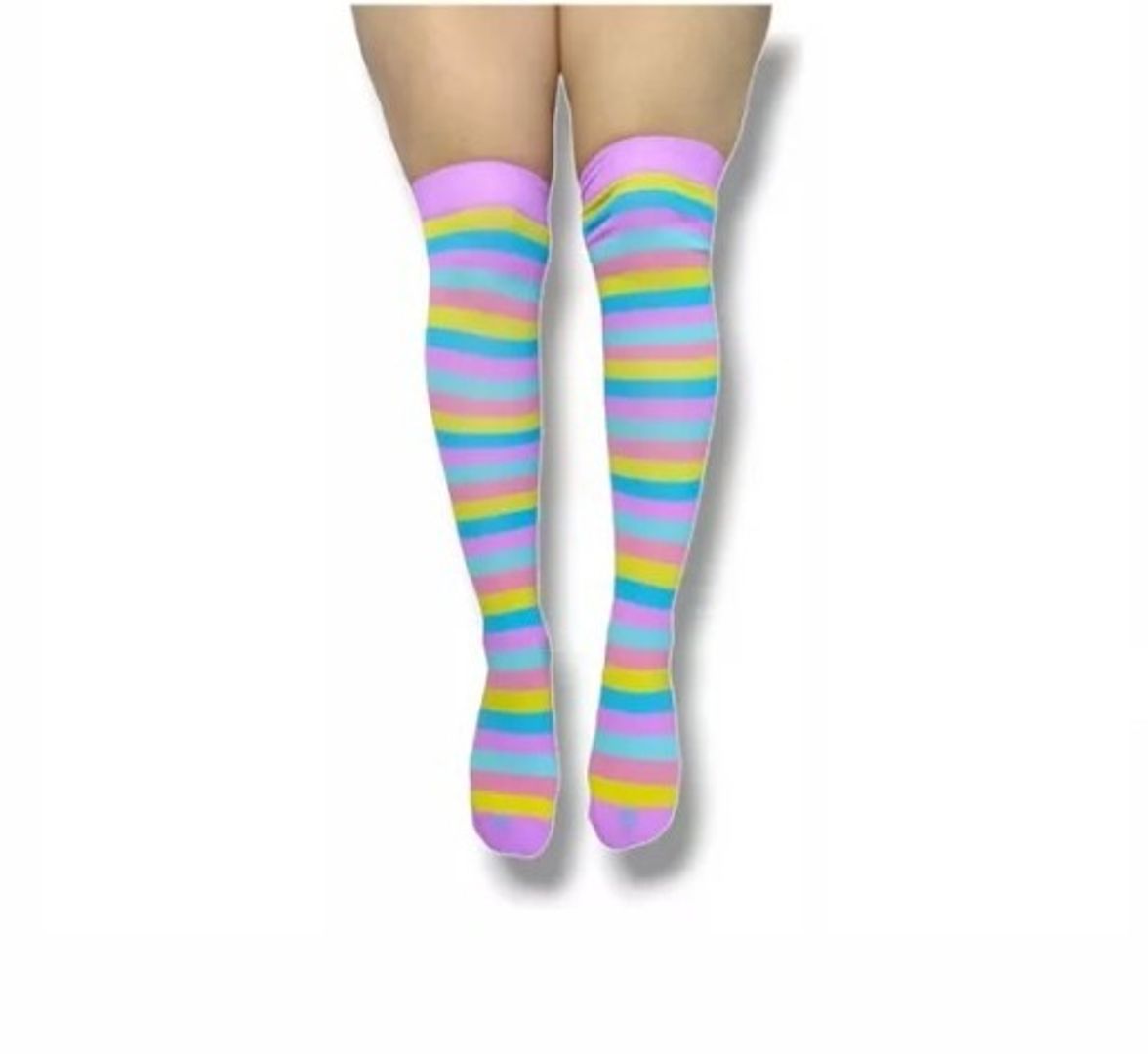 MEDIA BUCANERA MULTICOLOR PASTEL.