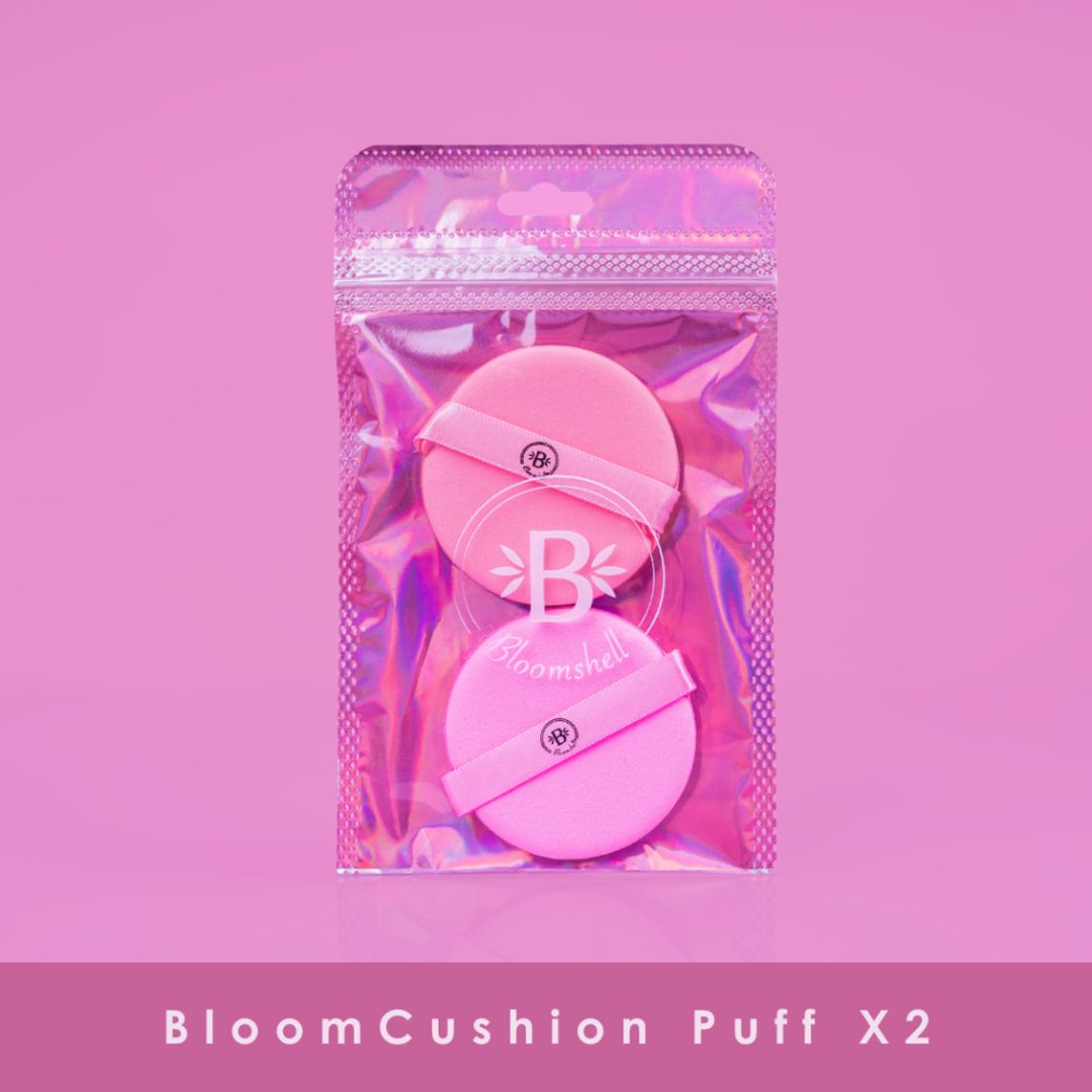 BLOOM CUSHION PUFF X2 BLOOMSHELL 