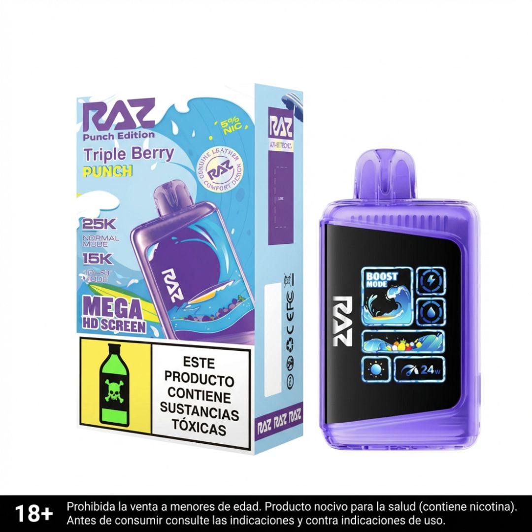Raz Triple Berry Punch 25.000 Puffs